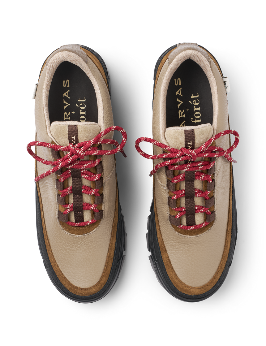 Tarvas x forét Easy Hiker - Khaki Leather