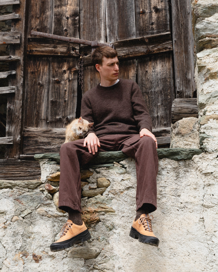 Tarvas x Unownedspaces Easy Hiker - Natural Veg Tan Leather