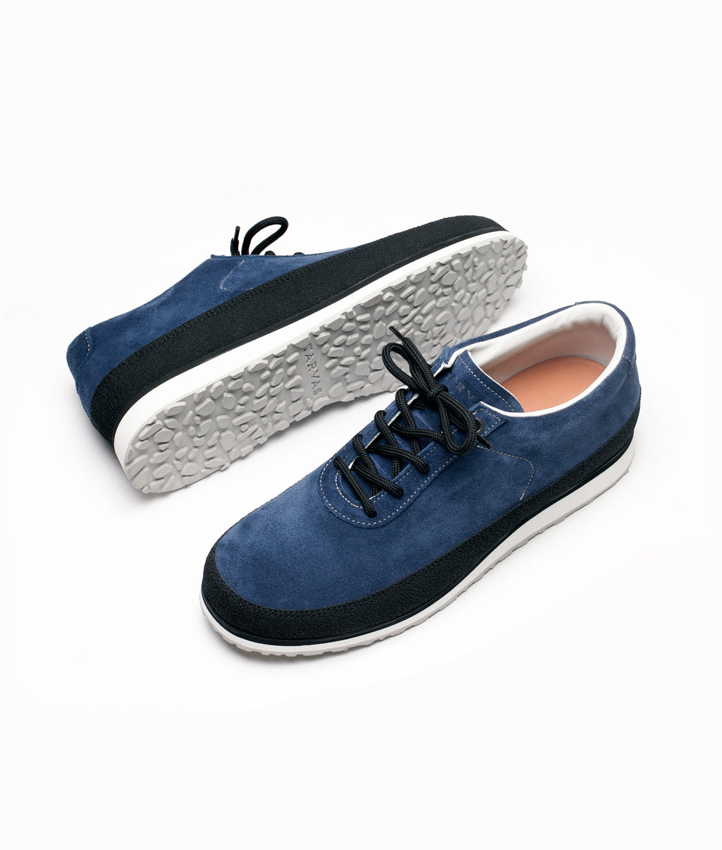 Tarvas Explorer - Deep Blue Suede – Tarvas Footwear