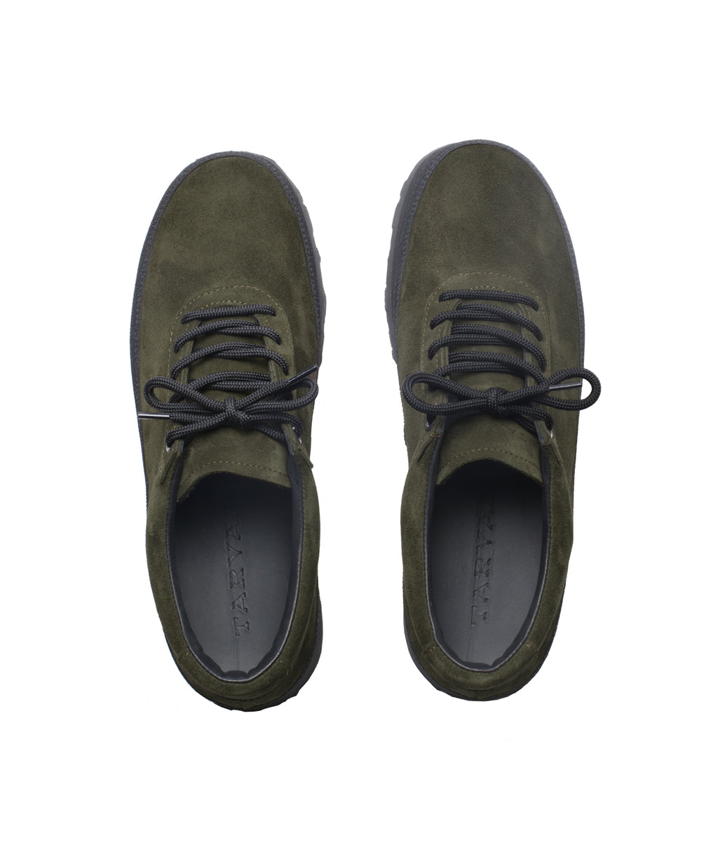 Explorer - Army Green Suede