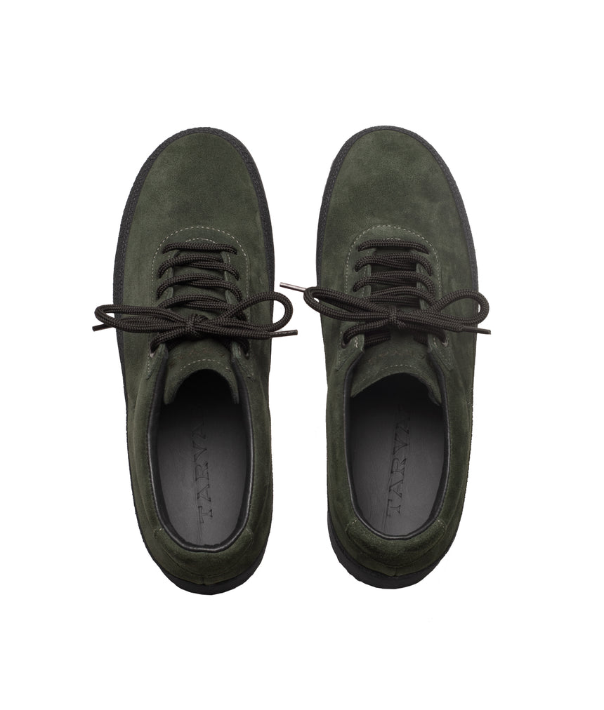 Explorer - Dark Green Suede
