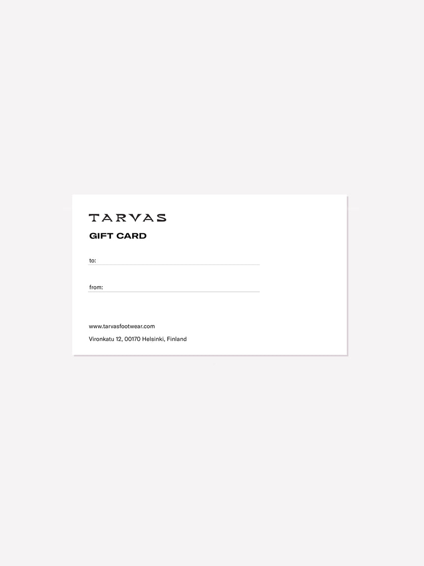 Tarvas Gift Card