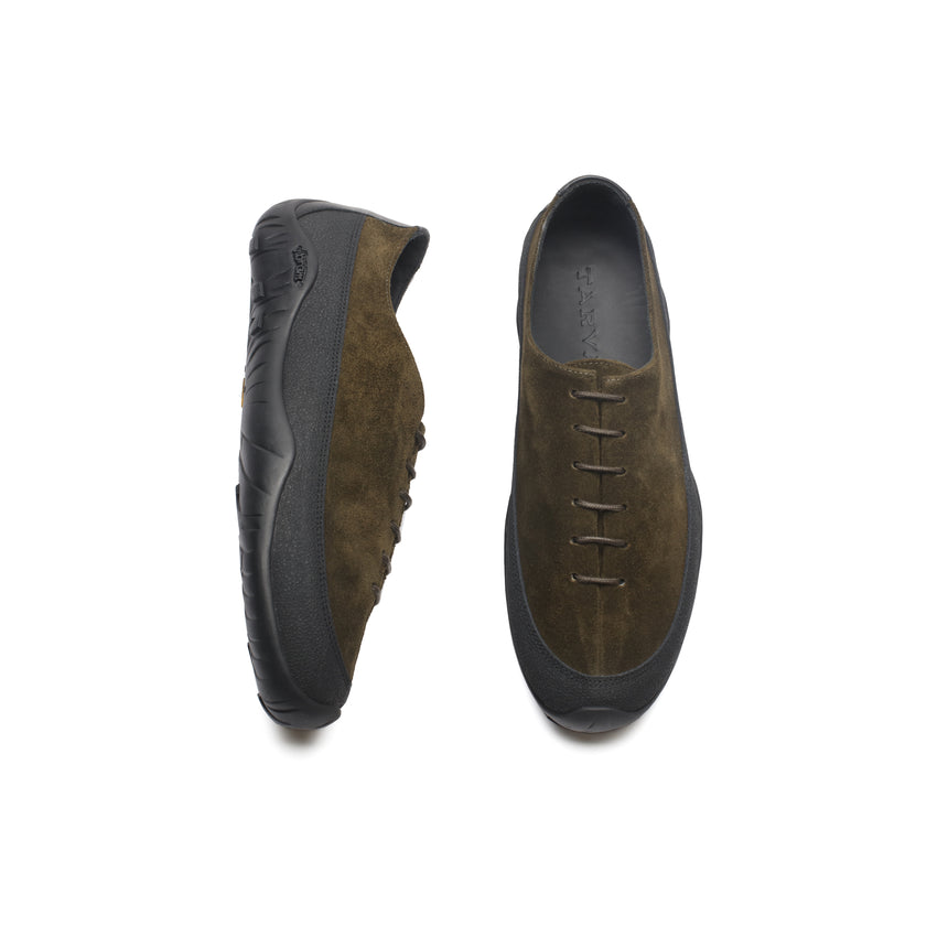 Tarvas x Blackbird Spyplane x Nitty Gritty Worldwide Wanderer - Moss Suede