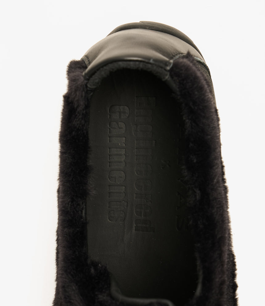 Tarvas x Engineered Garments - Black Faux Fur Wanderer