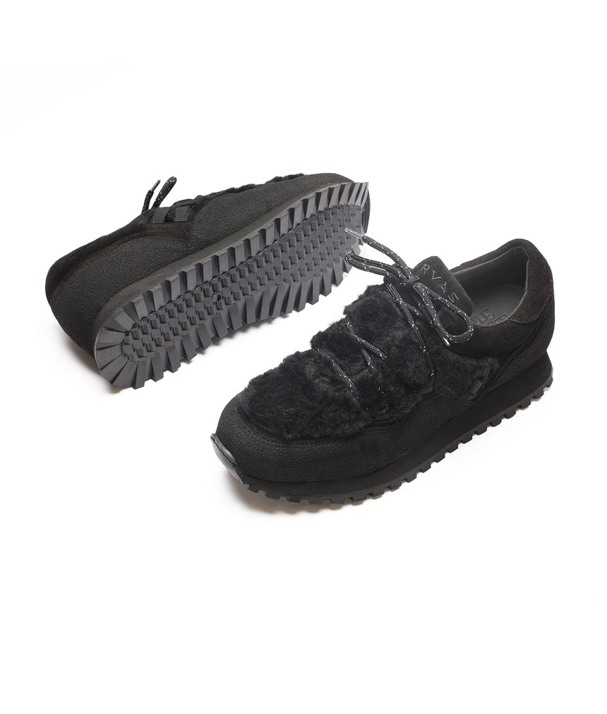 Tarvas x Engineered Garments - Forest Bather Black – Tarvas Footwear